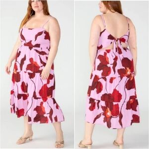 Sanctuary NWT Get-Away Maxi Dress Mauve Pink Purple Size 1X